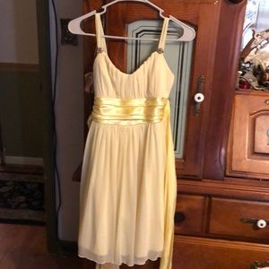 Yellow formal dress